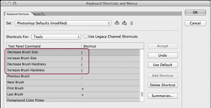 Photoshop Cs6 Keyboard Shortcut For Mac